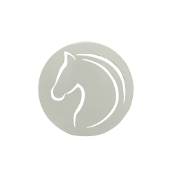 Rond métal cheval