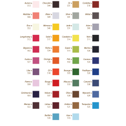 Nuancier de couleurs